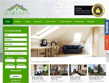 Tablet Screenshot of luxreality.sk